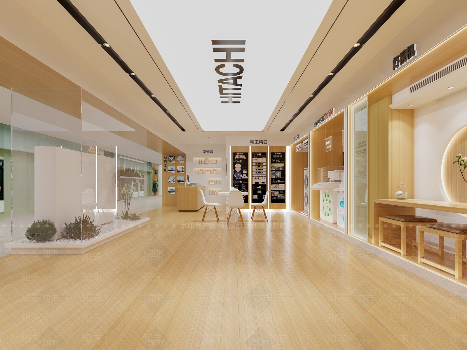 现代空调专卖店3D模型下载【ID:1128720197】