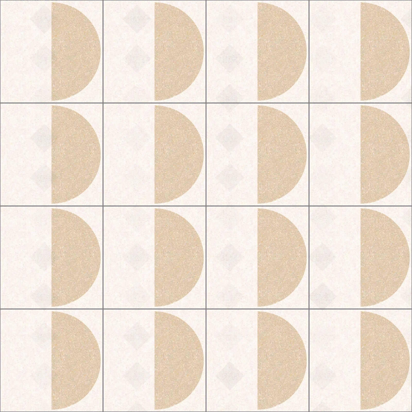 侘寂风几何几何图案拼花瓷砖贴图下载【ID:1128725585】