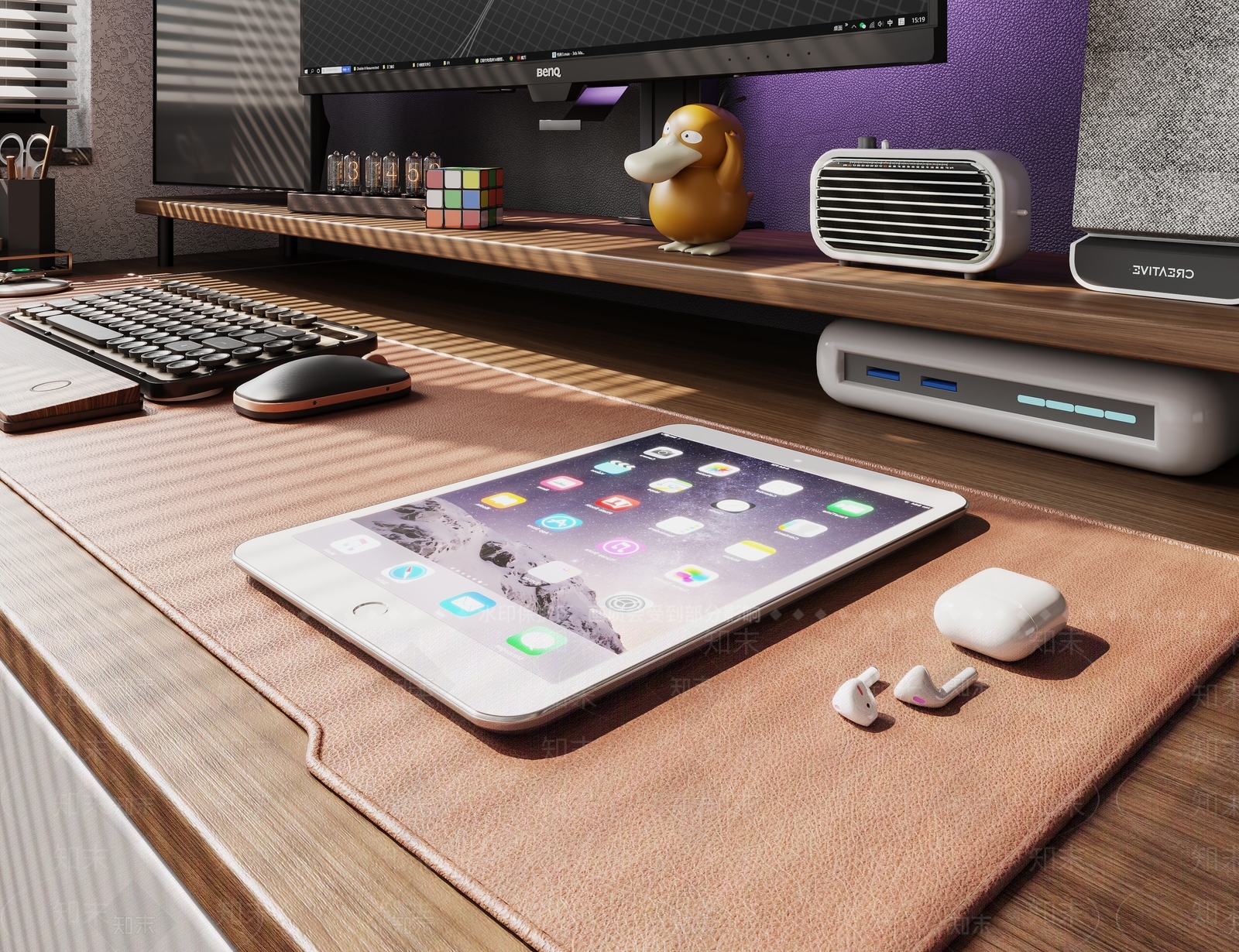 现代电竞房3D模型下载【ID:1128730620】