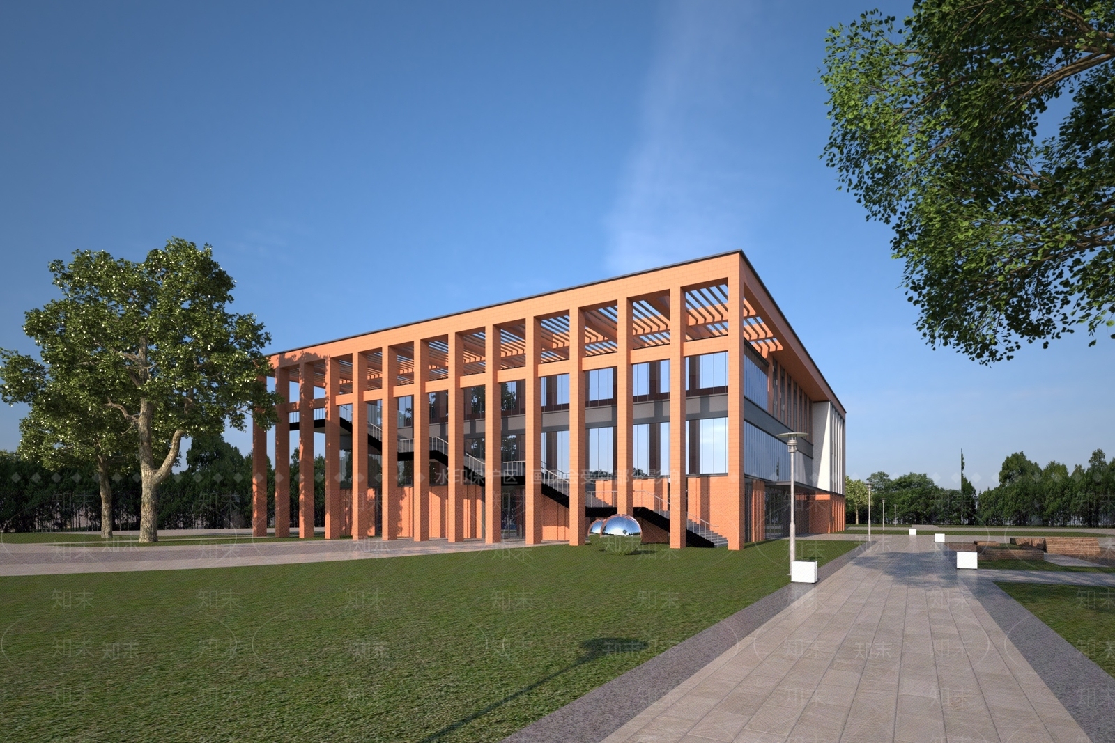 现代食堂3D模型下载【ID:1128741697】