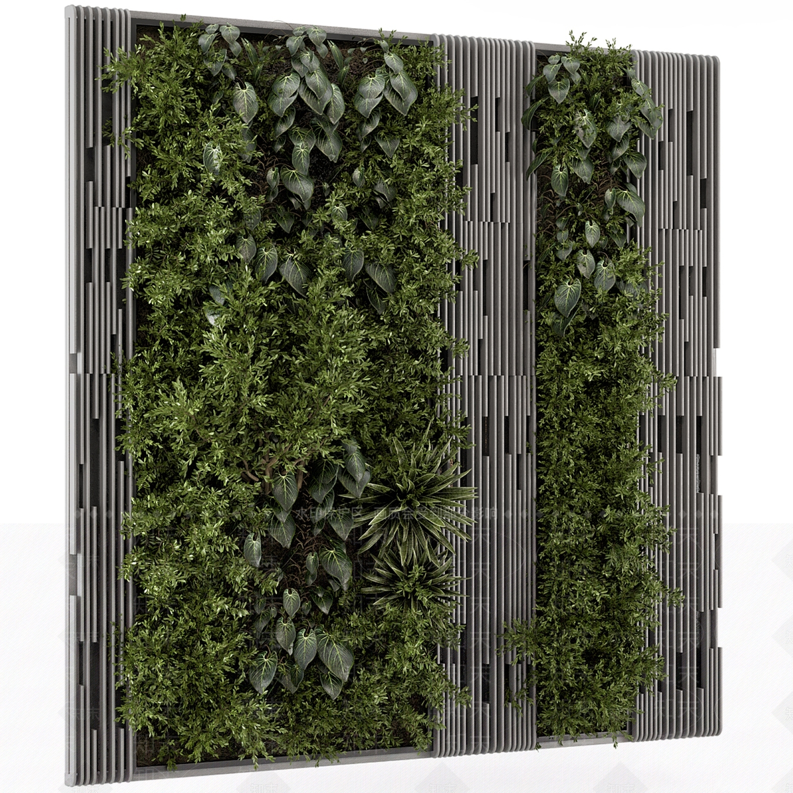 绿植墙3D模型下载【ID:1128743227】
