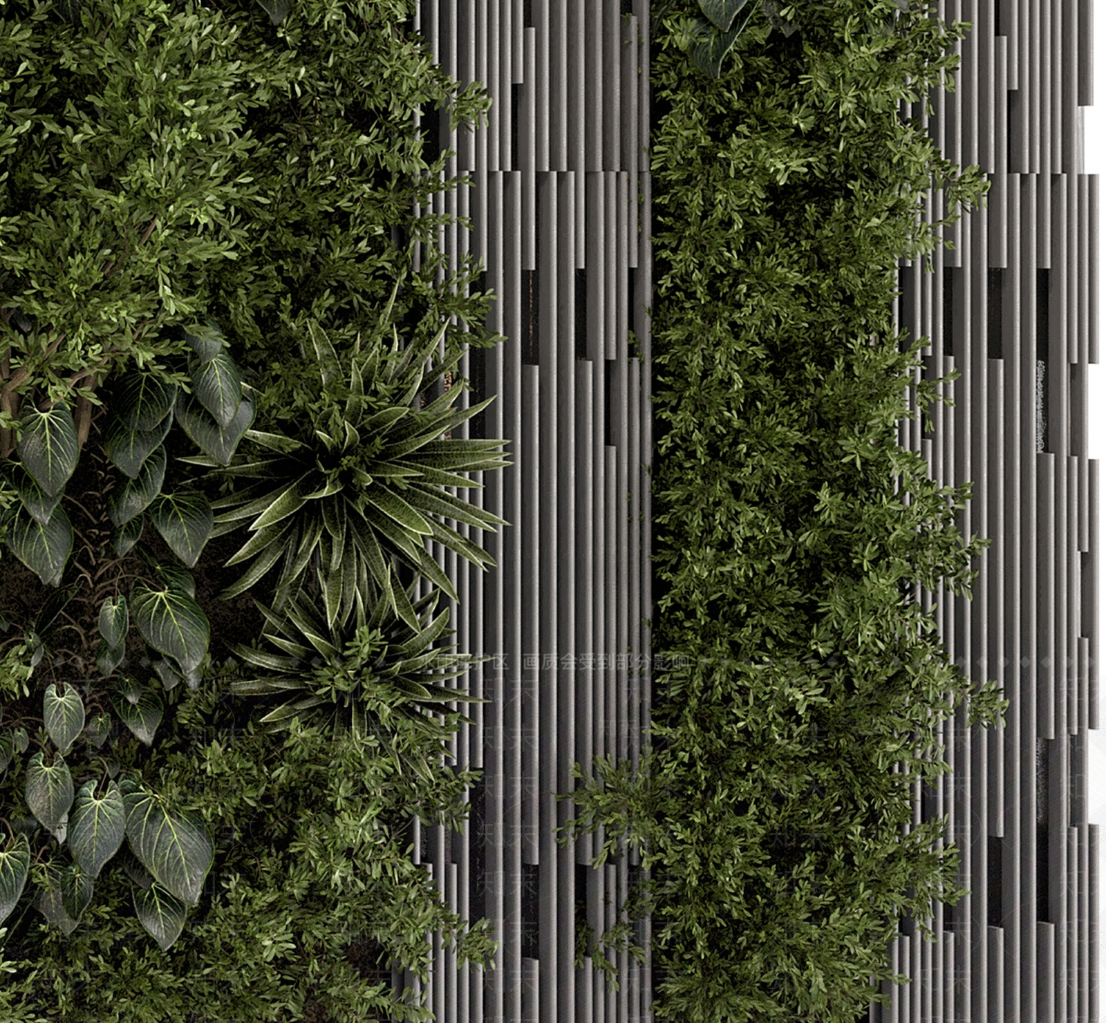 绿植墙3D模型下载【ID:1128743227】