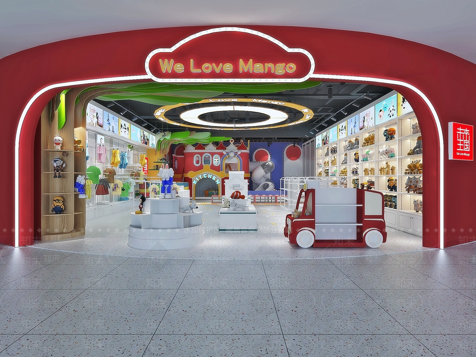 现代玩具店3D模型下载【ID:1128779807】