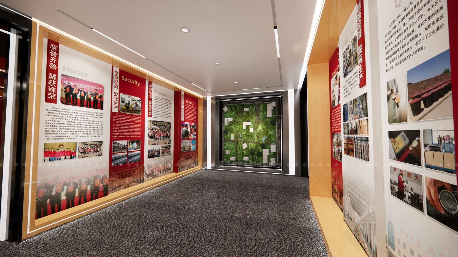 现代展厅SU模型下载【ID:1128816297】