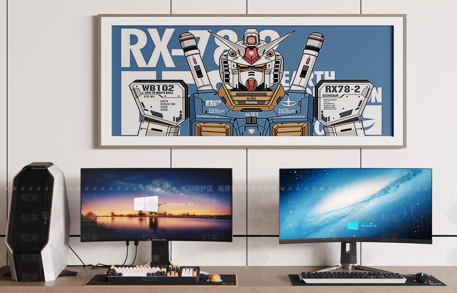 电脑显示器SU模型下载【ID:1128911563】