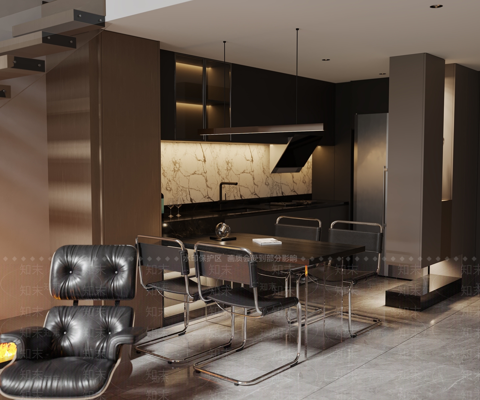 现代loft公寓3D模型下载【ID:1128961485】