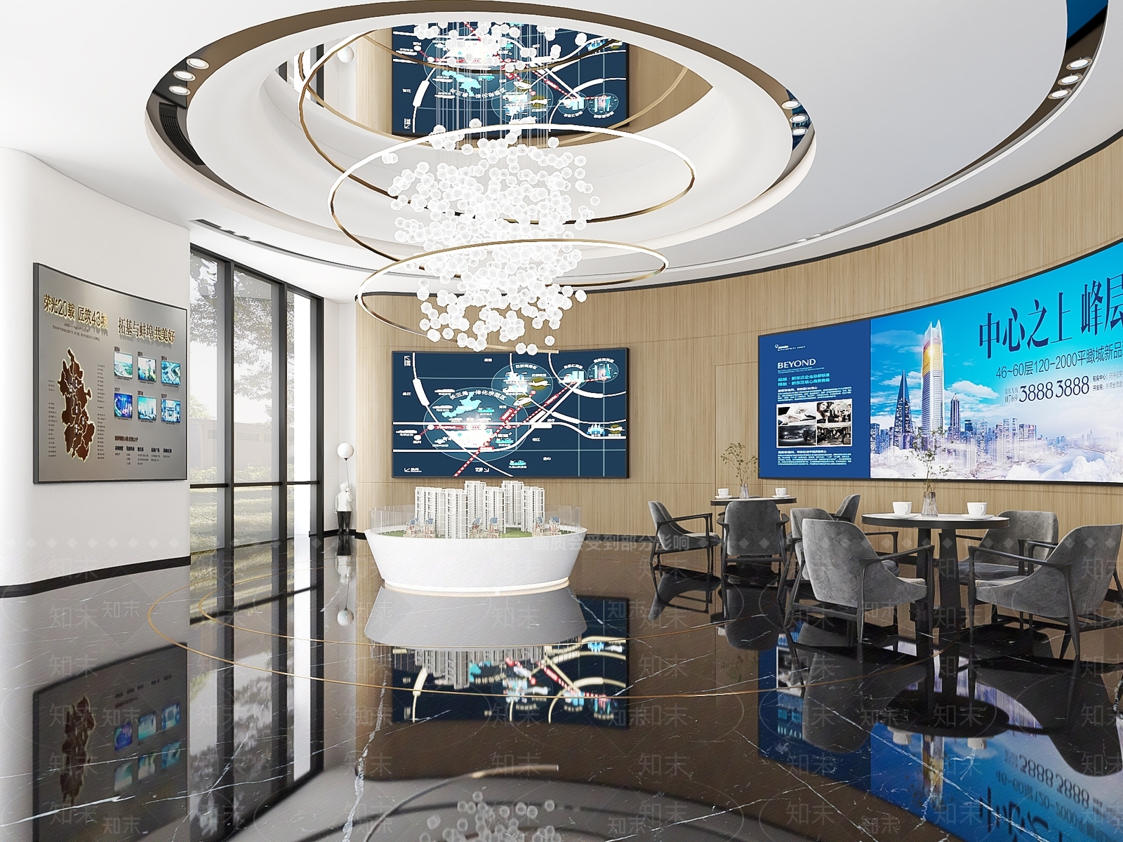 现代售楼处3D模型下载【ID:1128982158】