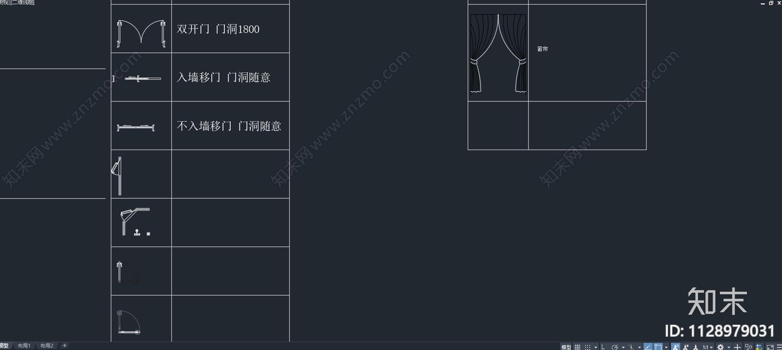 门cad施工图下载【ID:1128979031】