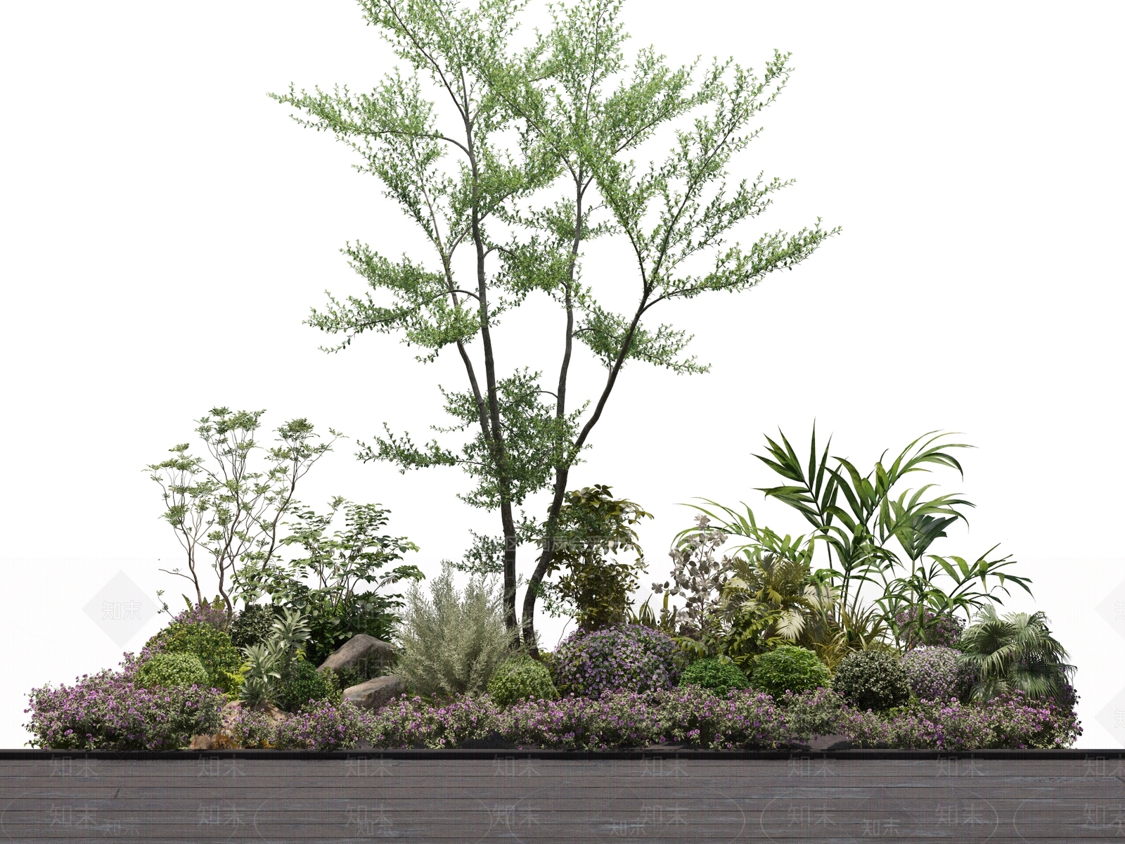 花坛3D模型下载【ID:1129044669】