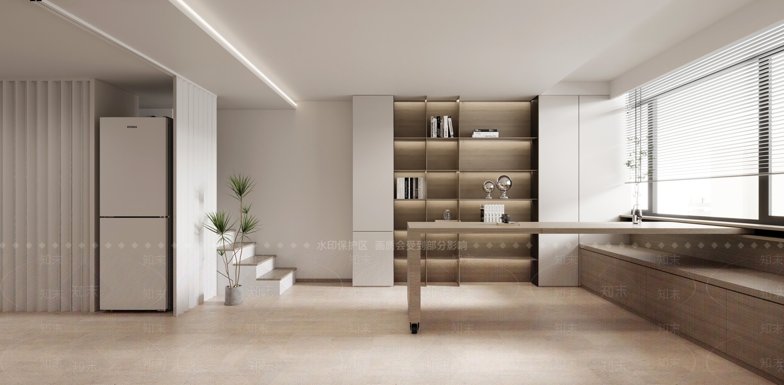 现代单身公寓3D模型下载【ID:1129055517】