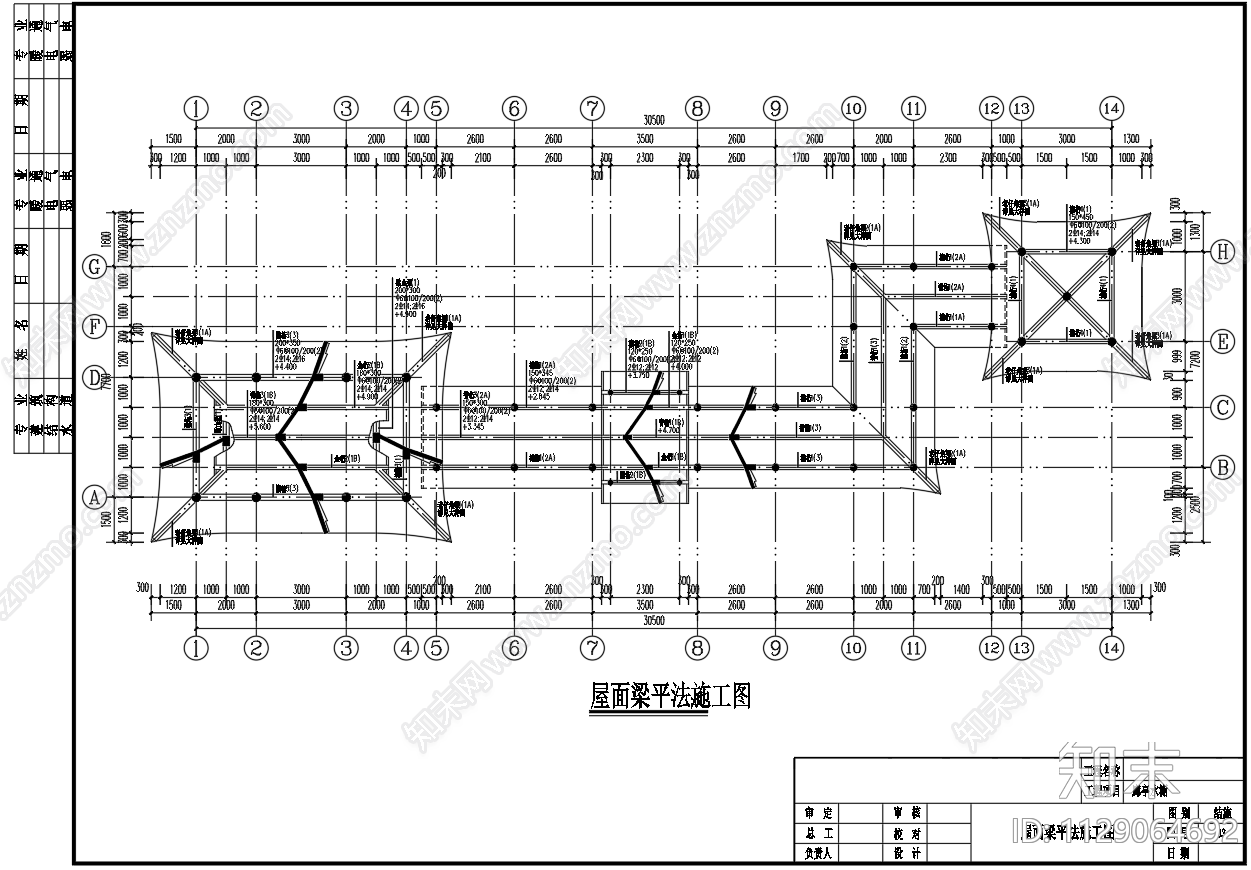 仿古建筑亭廊水榭施工图下载【ID:1129064692】