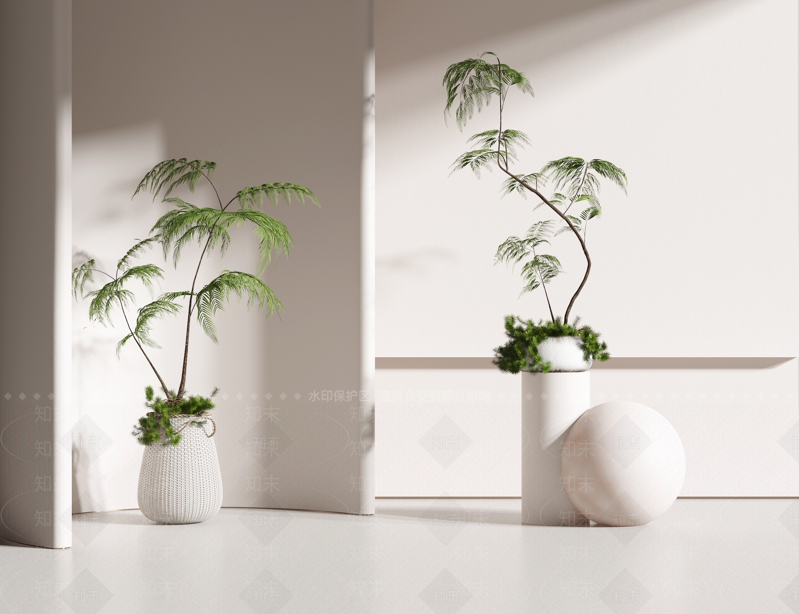 盆栽3D模型精品下载_3dmax模型_知末网