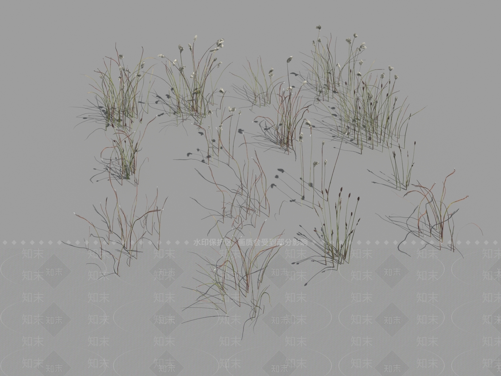 草3D模型下载【ID:1129120938】