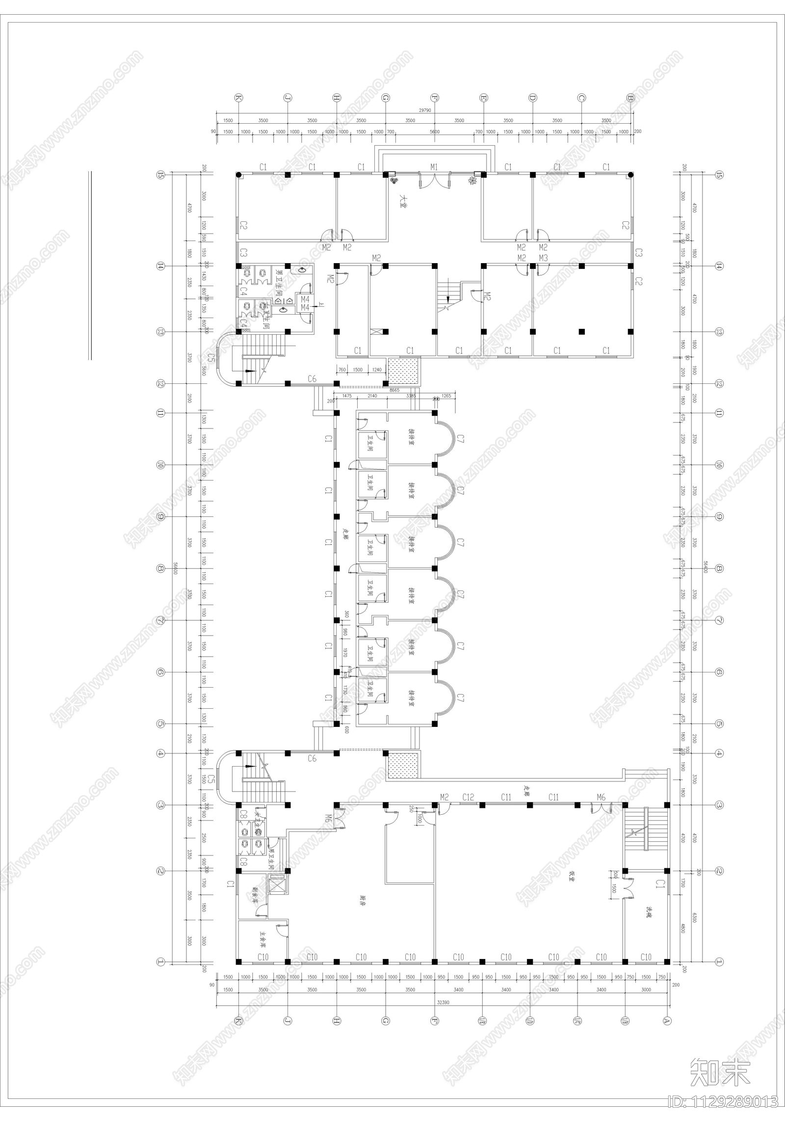 糖烟酒公司业务楼改造工程cad施工图下载【ID:1129289013】