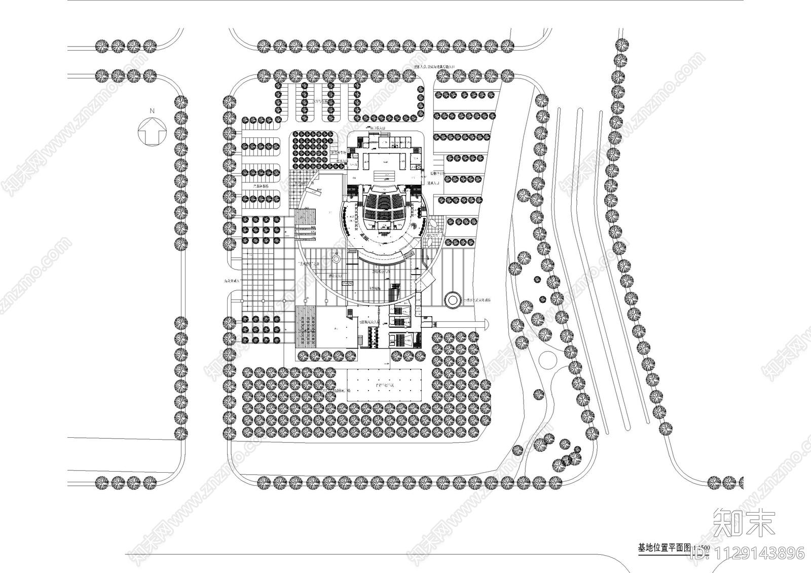 中小型影剧院建筑施工图下载【ID:1129143896】