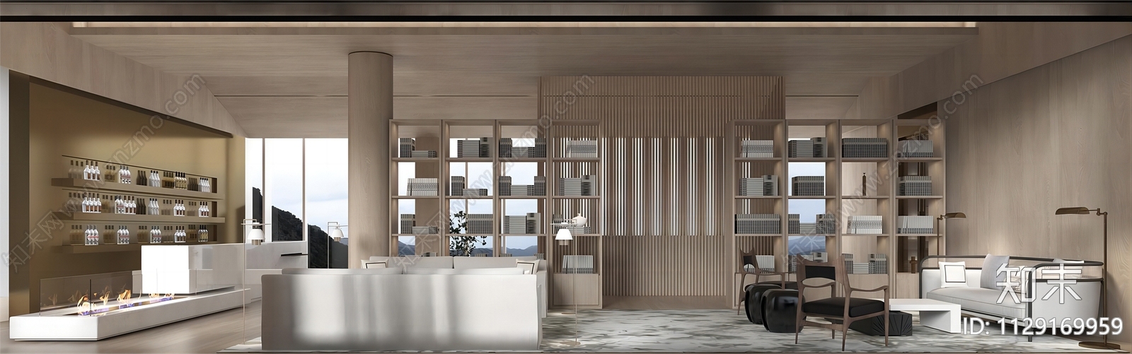 安吉桃花源售楼处施工图下载【ID:1129169959】