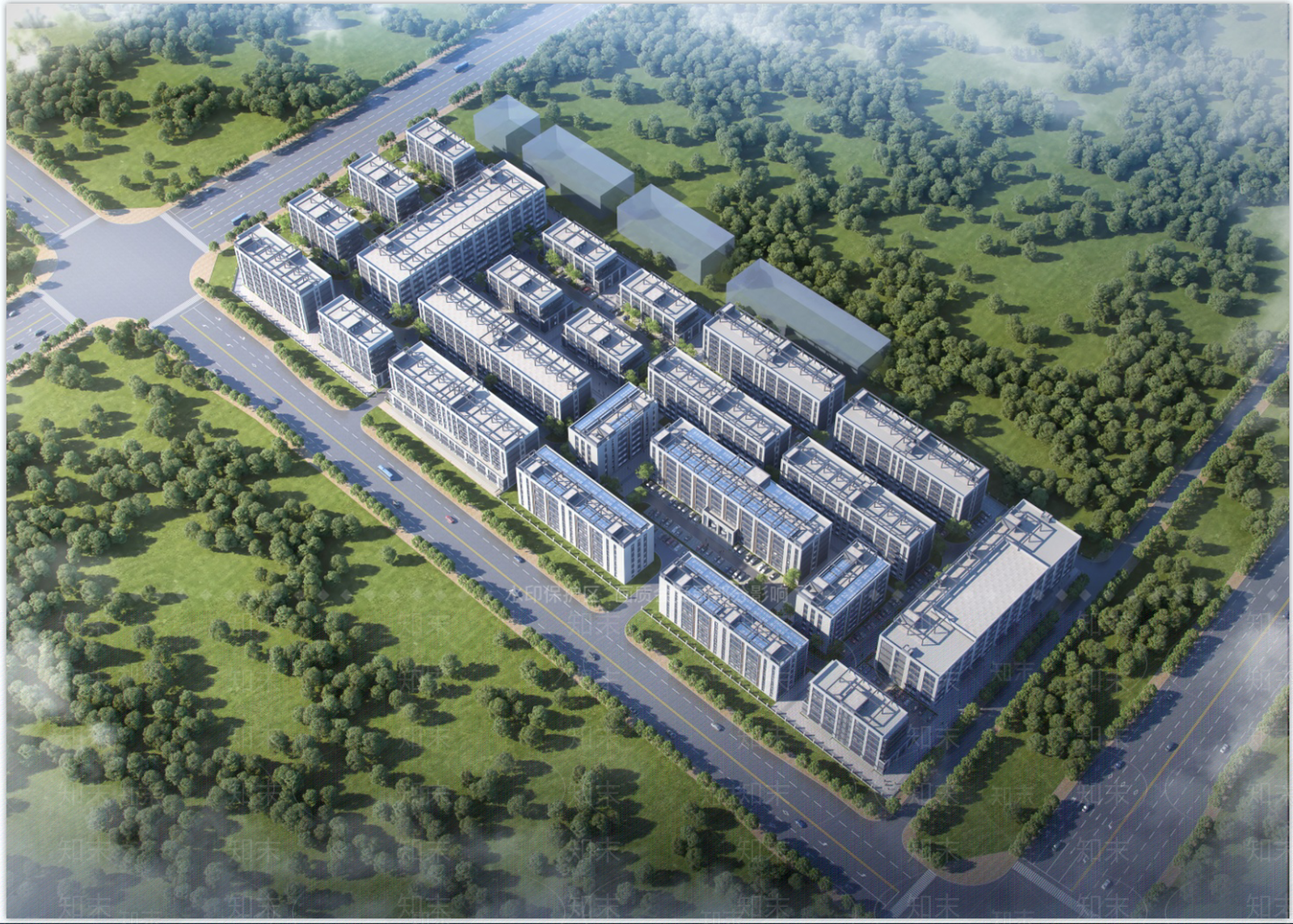 现代工业厂房3D模型下载【ID:1129191920】