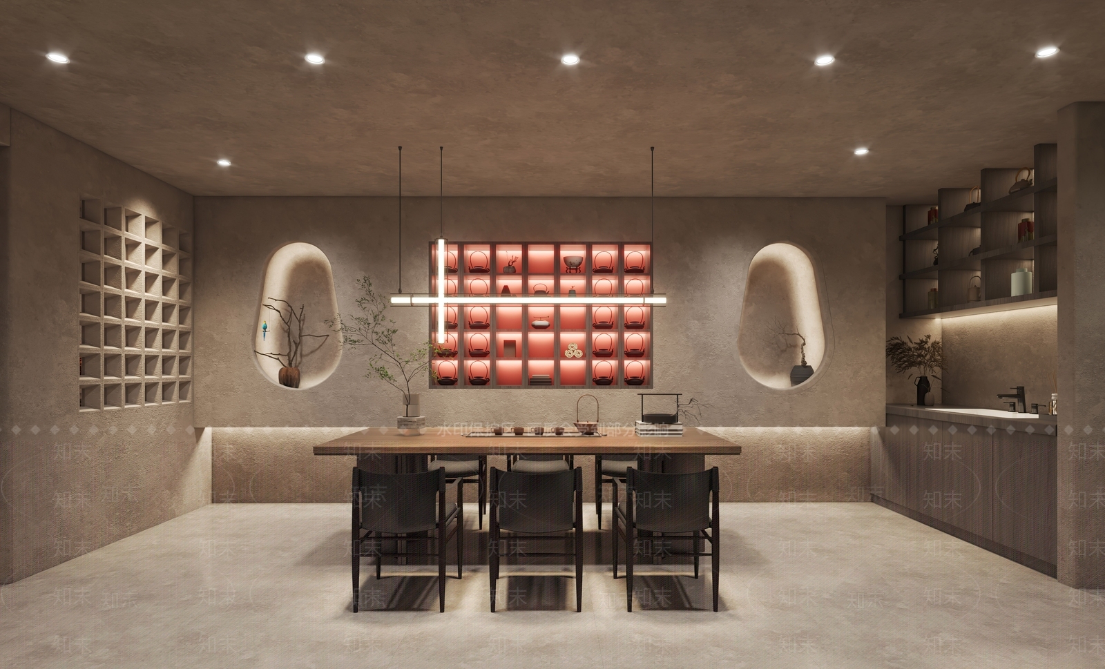 侘寂茶馆3D模型下载【ID:1129214681】