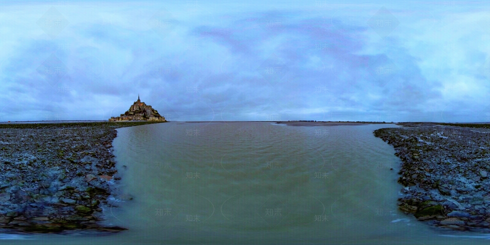 HDR河滩浓云阴天贴图下载【ID:1129219263】