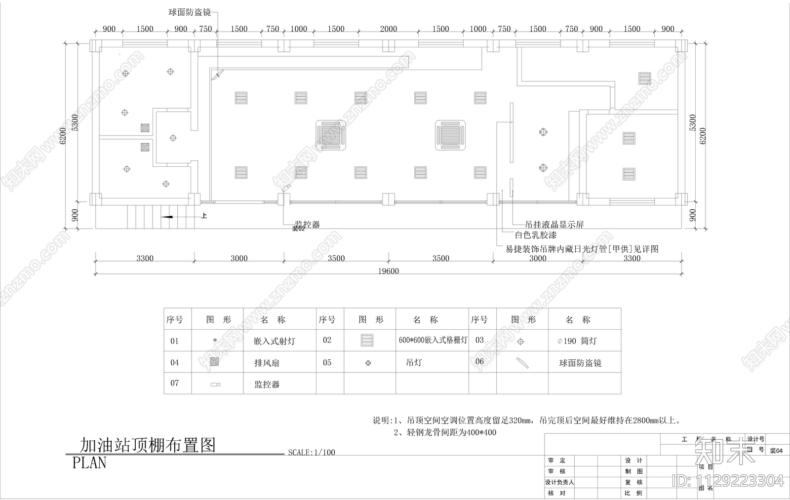 加油展超市cad施工图下载【ID:1129223304】