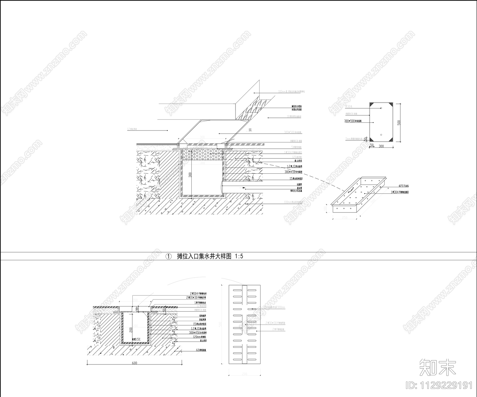 柳州河西市场室内装饰施工图下载【ID:1129229191】