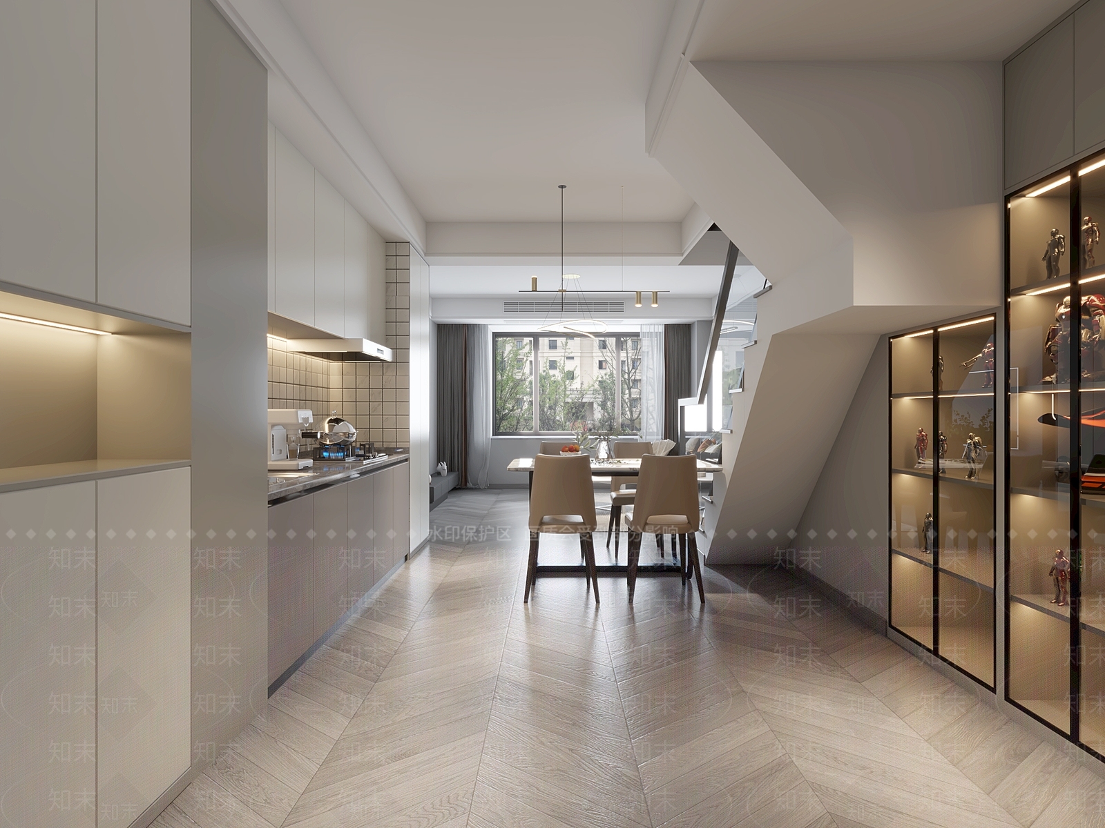 现代公寓3D模型下载【ID:1129265774】