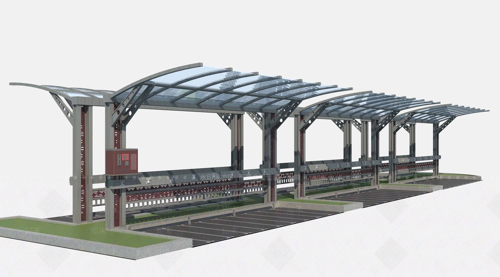 现代其他户外景观3D模型下载【ID:1199659413】
