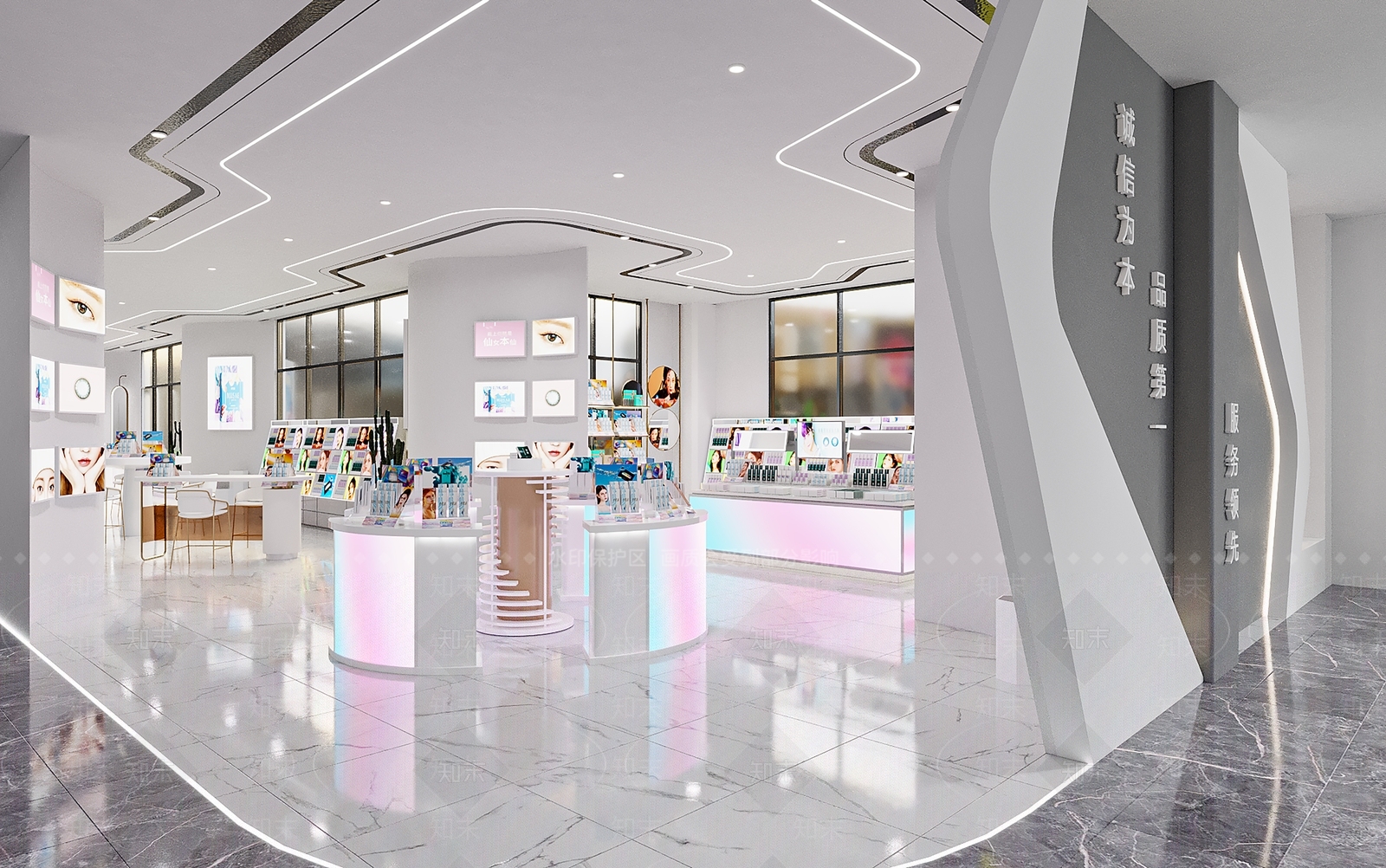 现代隐形眼镜店3D模型下载【ID:1129285083】
