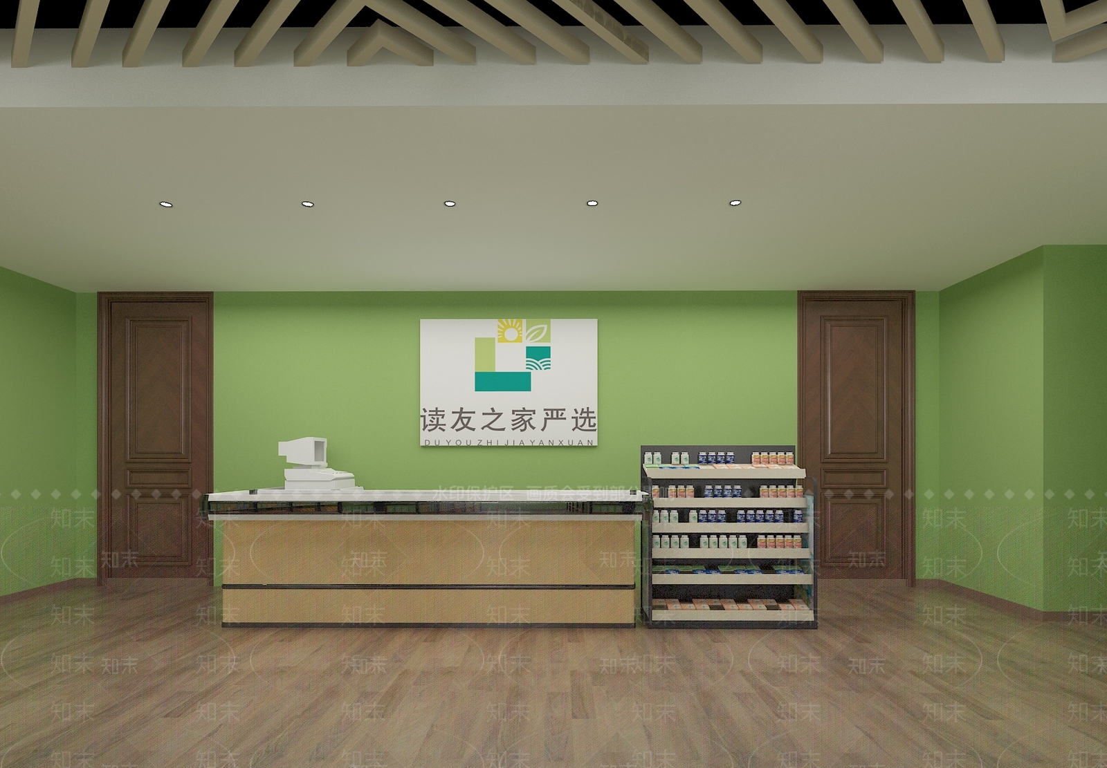 现代超市3D模型下载【ID:1129283530】