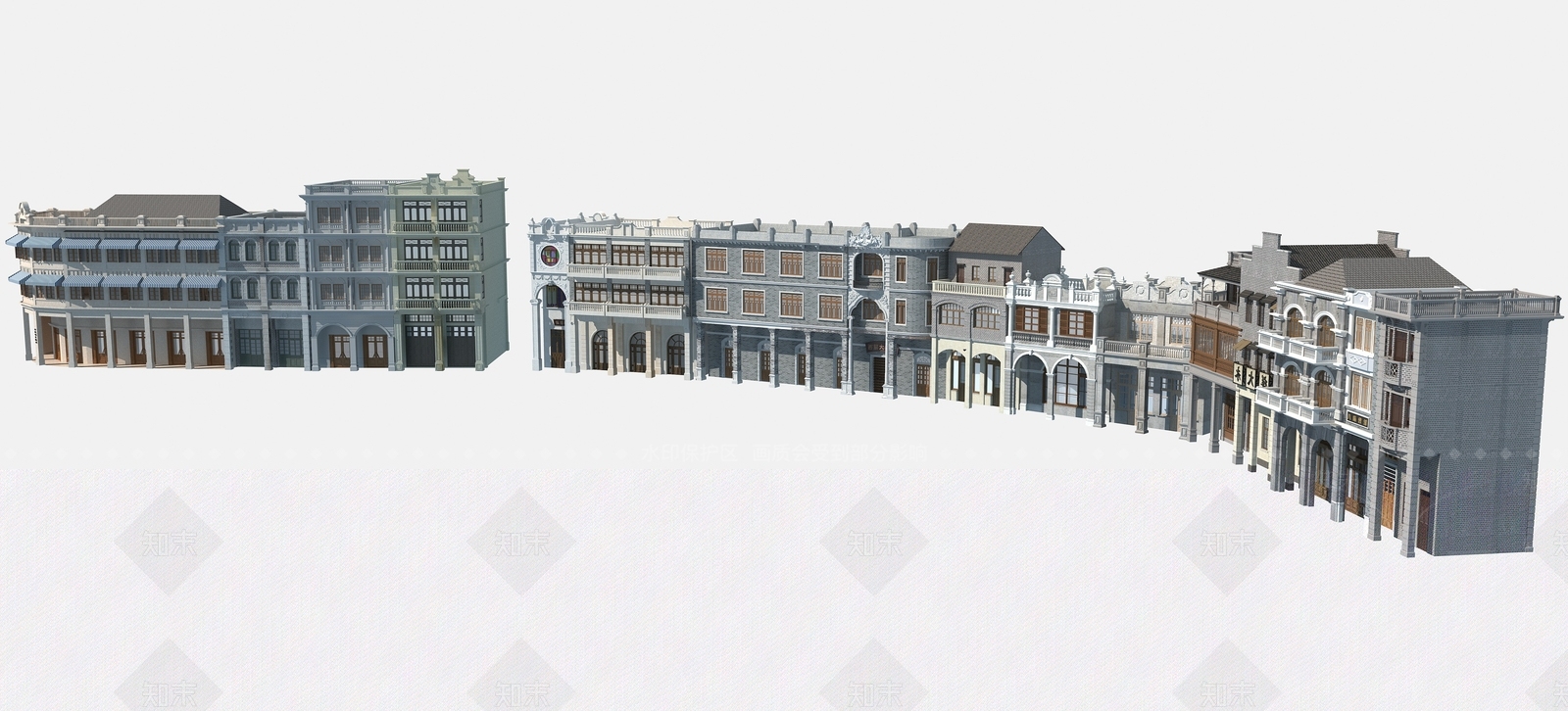 简欧其他公共建筑3D模型下载【ID:1192131716】