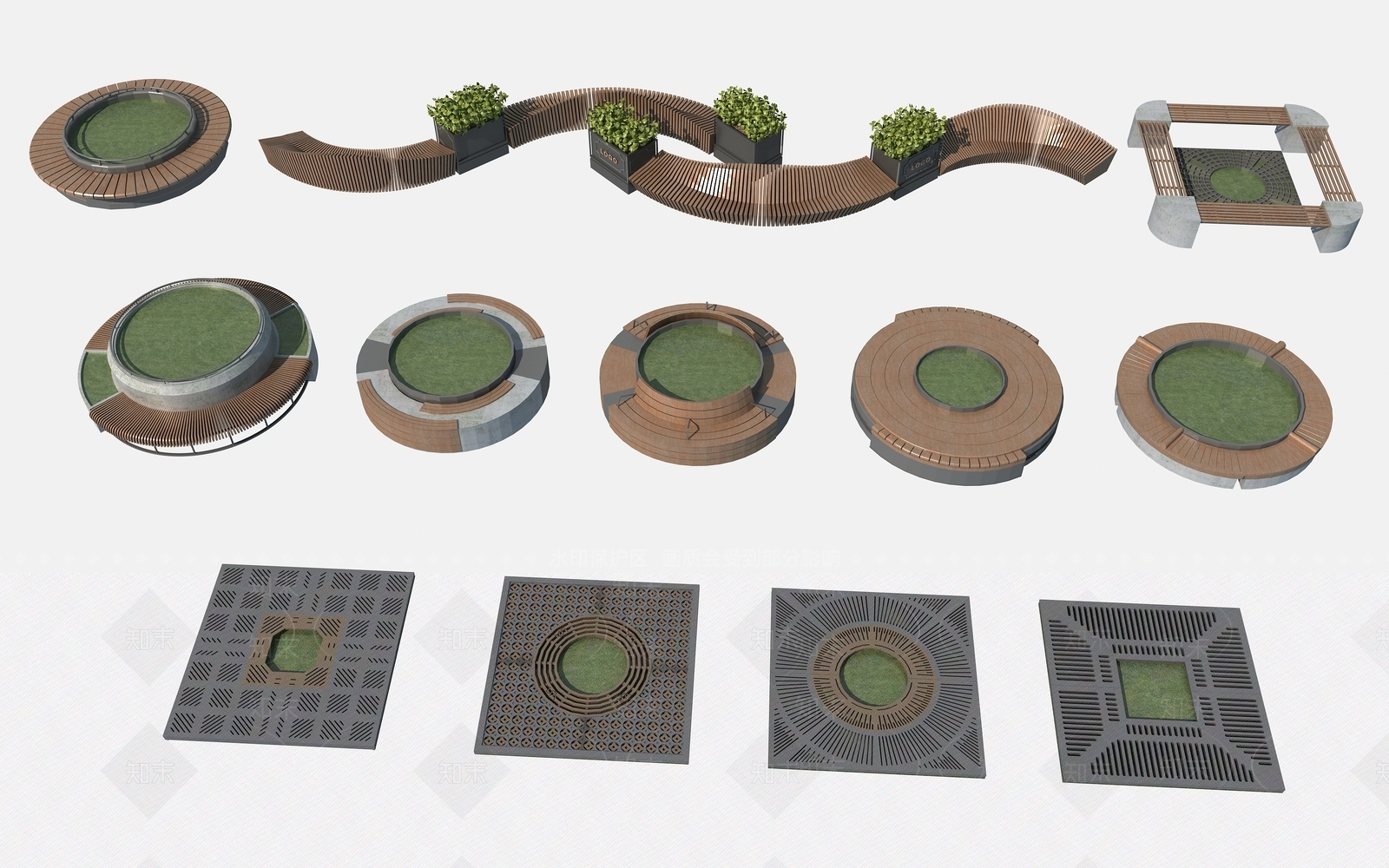 现代其他户外景观3D模型下载【ID:1192130746】