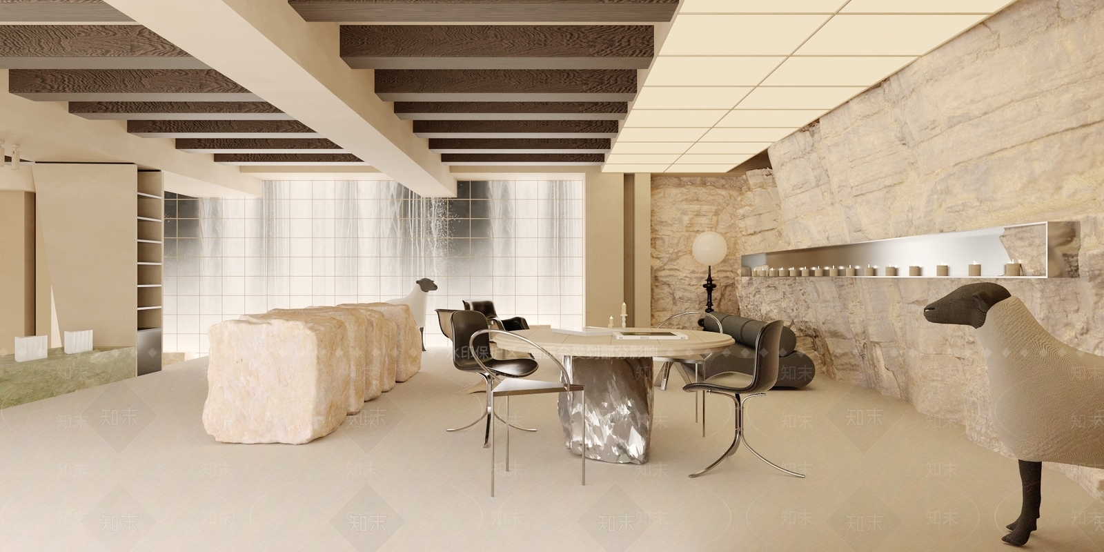 侘寂香氛店3D模型下载【ID:1129401905】