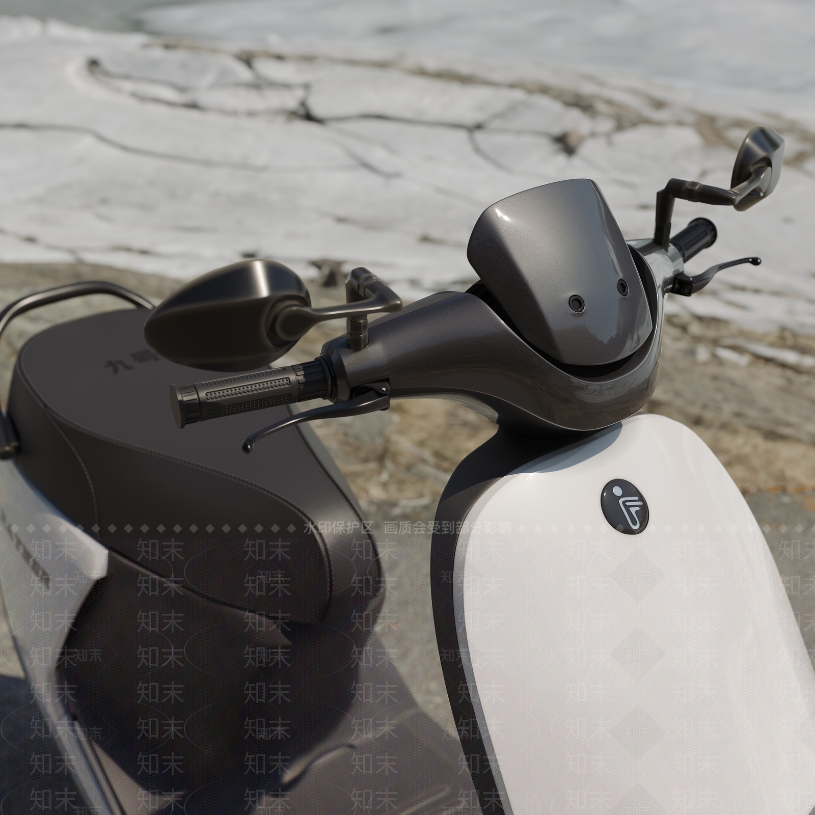 电动摩托车3D模型下载【ID:1129307289】