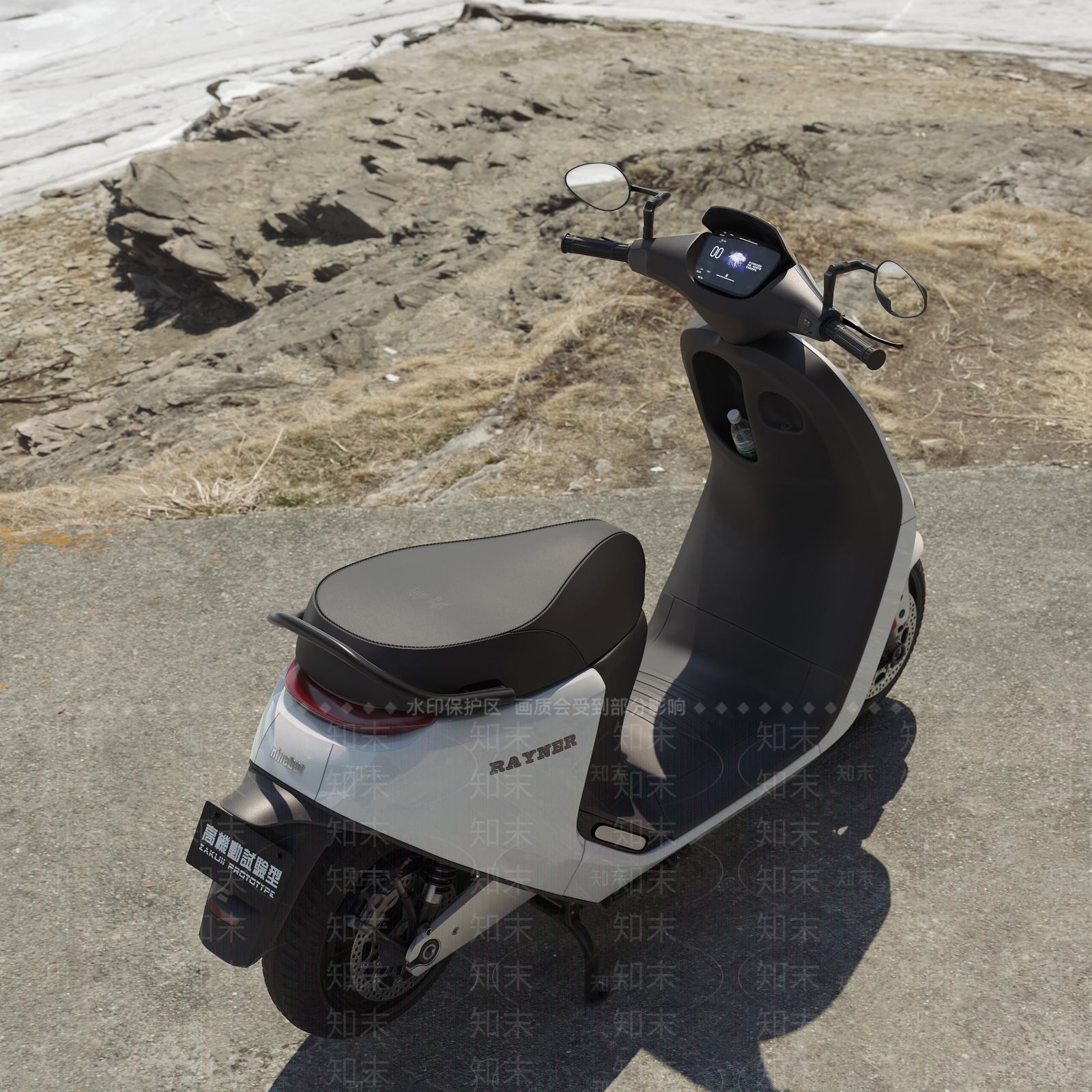 电动摩托车3D模型下载【ID:1129307289】