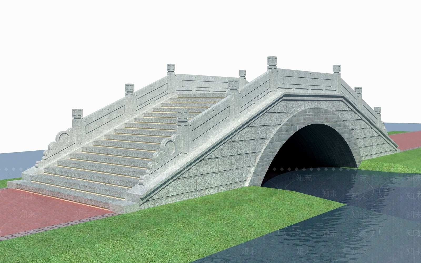 新中式其他户外景观3D模型下载【ID:1192127781】
