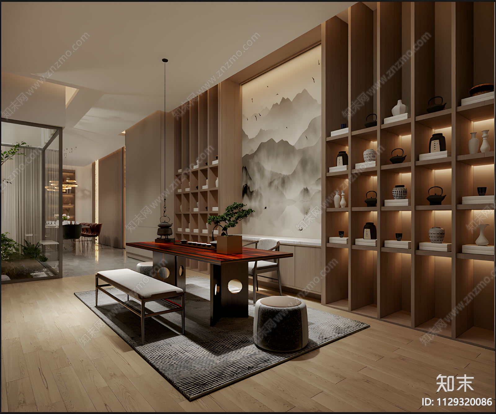 全套轻奢家具展厅专卖店cad施工图下载【ID:1129320086】
