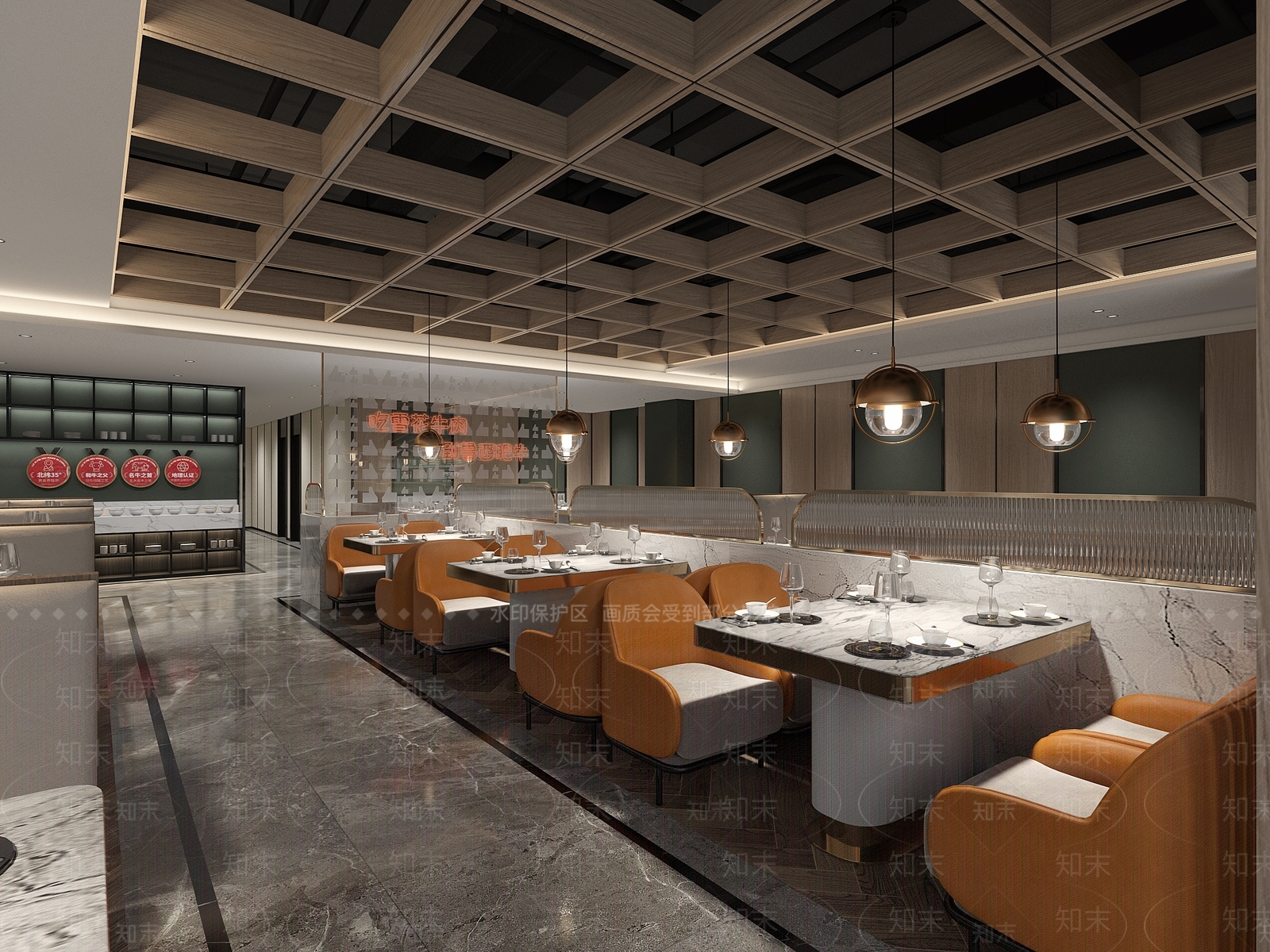 现代火锅店3D模型下载【ID:1129344401】_知末3d模型网