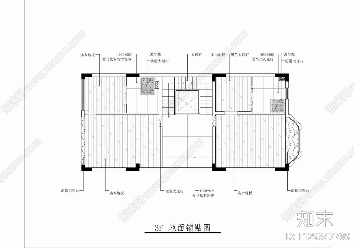 700㎡五层别墅室内施工图下载【ID:1129347799】