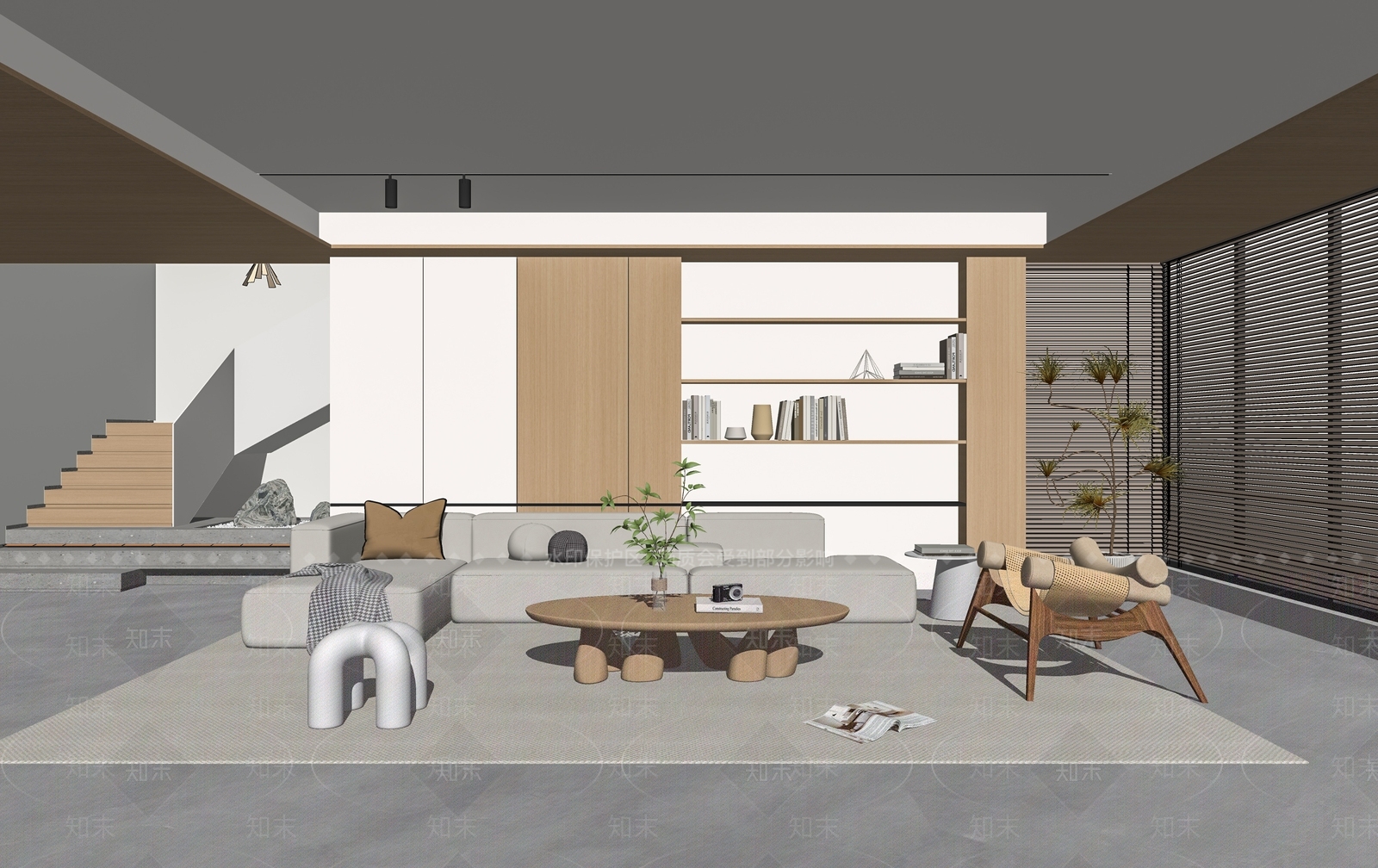 Poliform现代客厅SU模型下载【ID:1129354087】