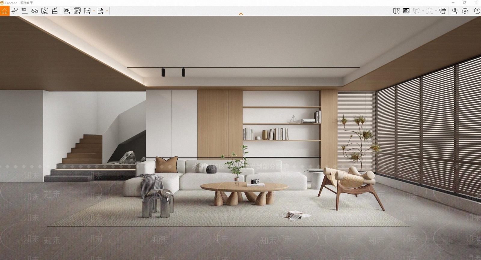 Poliform现代客厅SU模型下载【ID:1129354087】