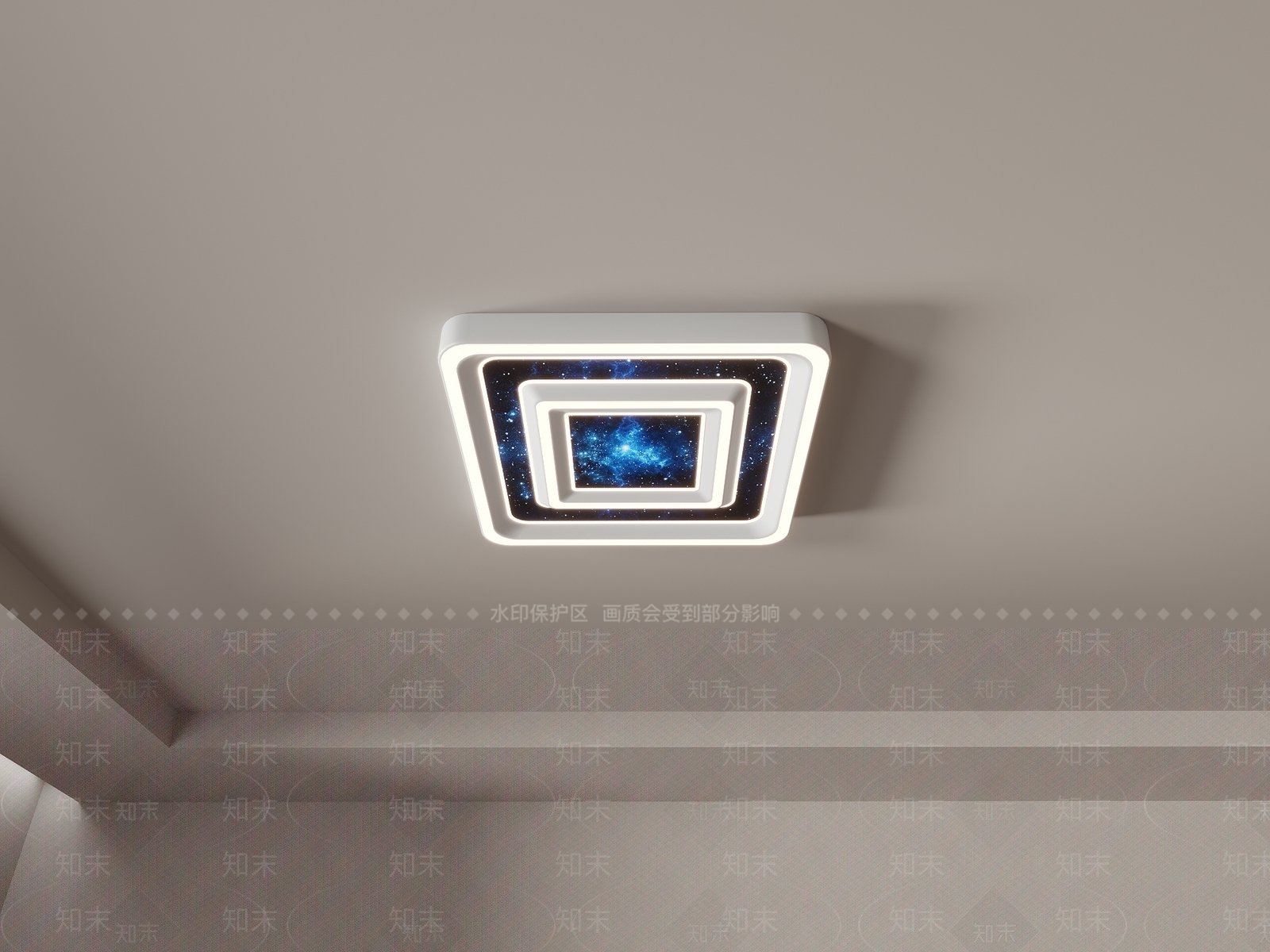 现代灯具组合3D模型下载【ID:1129358090】