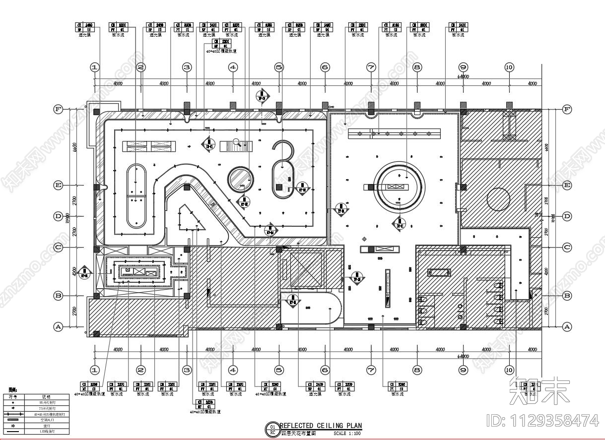 现代风格婚纱店效果图cad施工图下载【ID:1129358474】