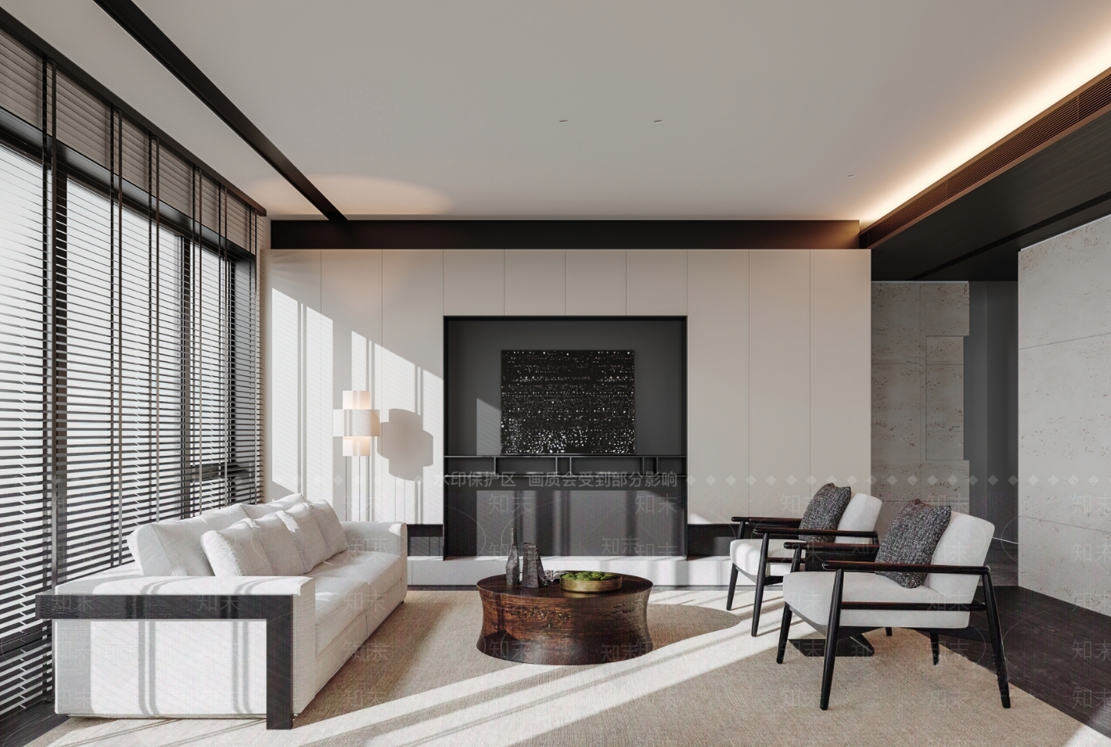 新中式家居餐厅3D模型下载【ID:1221951841】