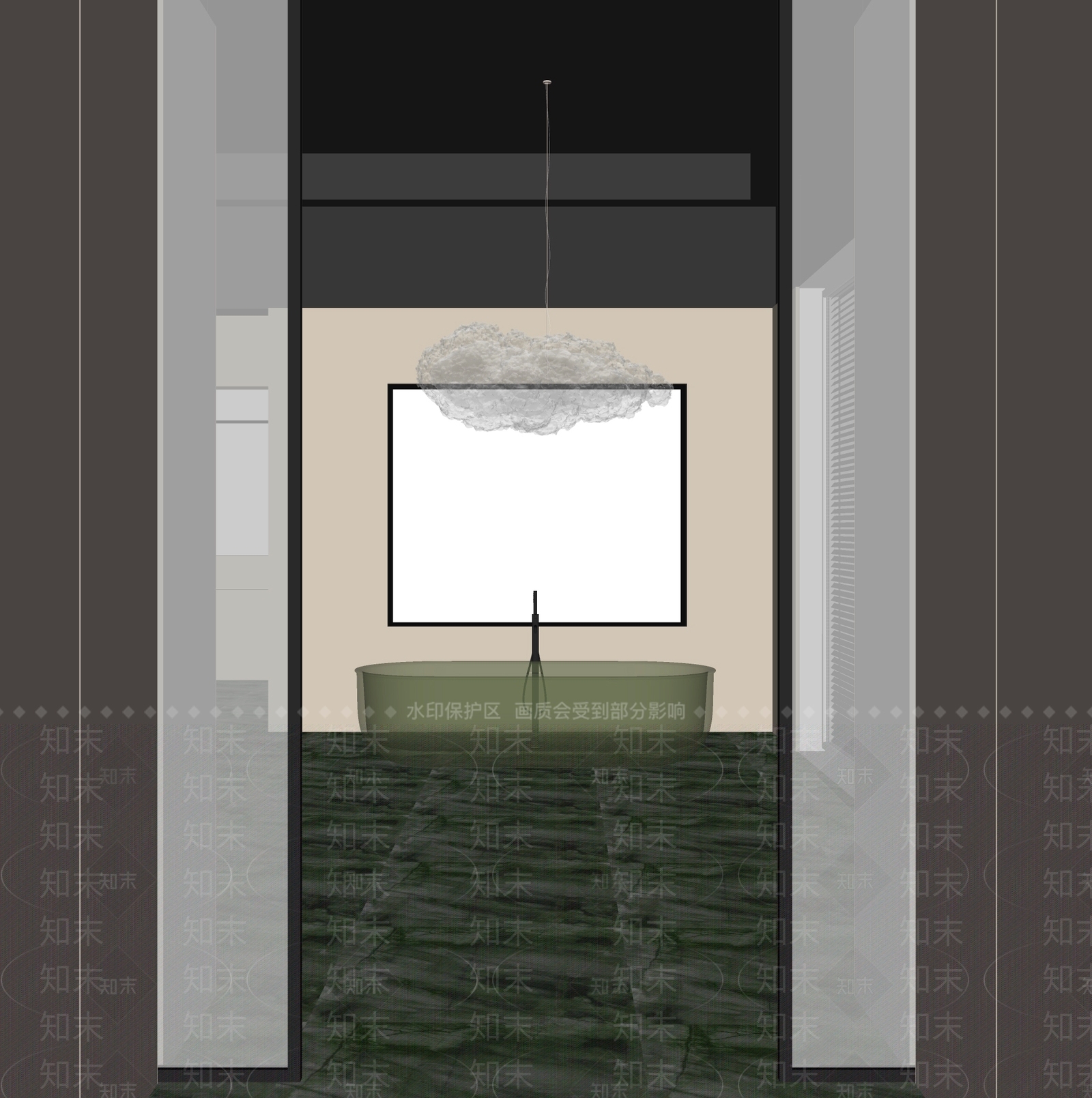 浴缸SU模型下载【ID:1129366152】