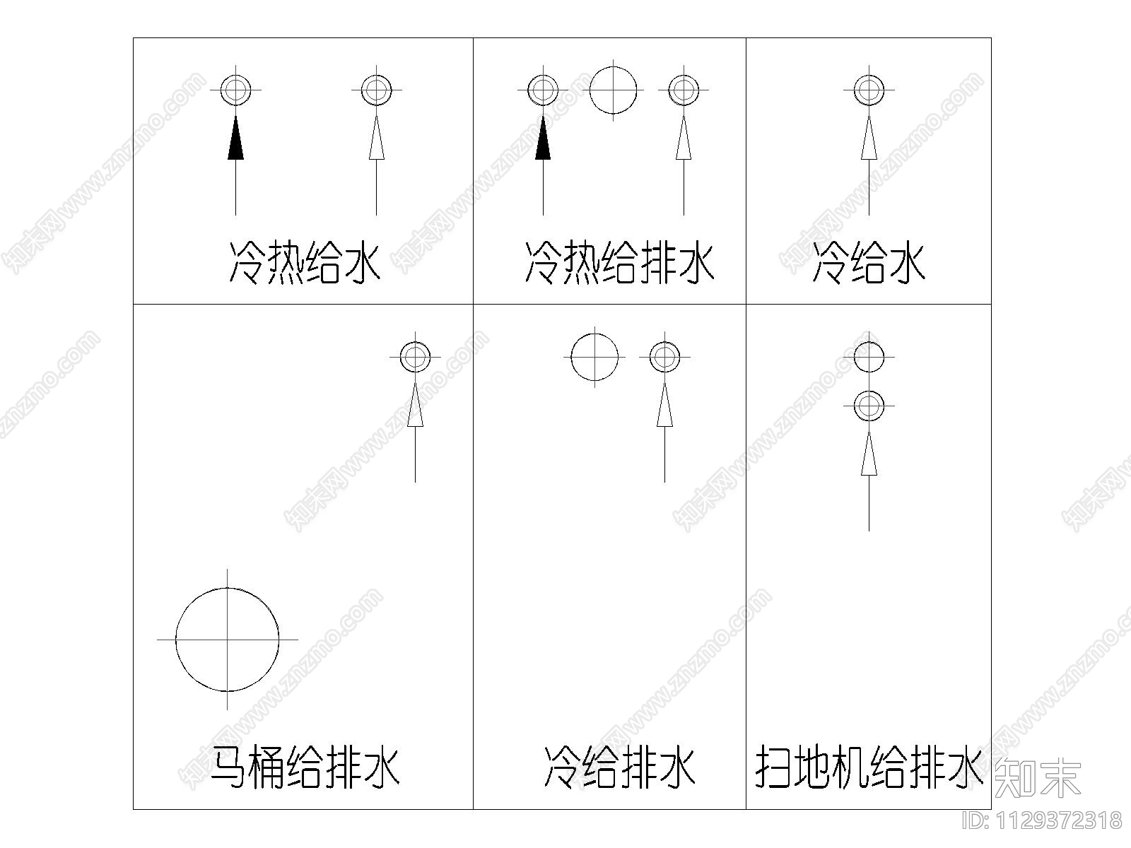 2023水电给排水动态平面图例施工图下载【ID:1129372318】