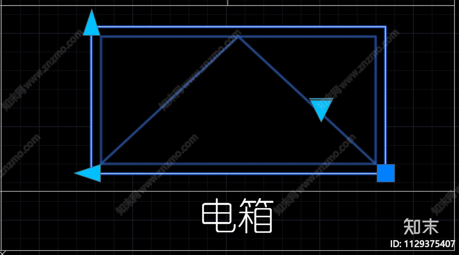 动态开关面板带遮罩图例施工图下载【ID:1129375407】