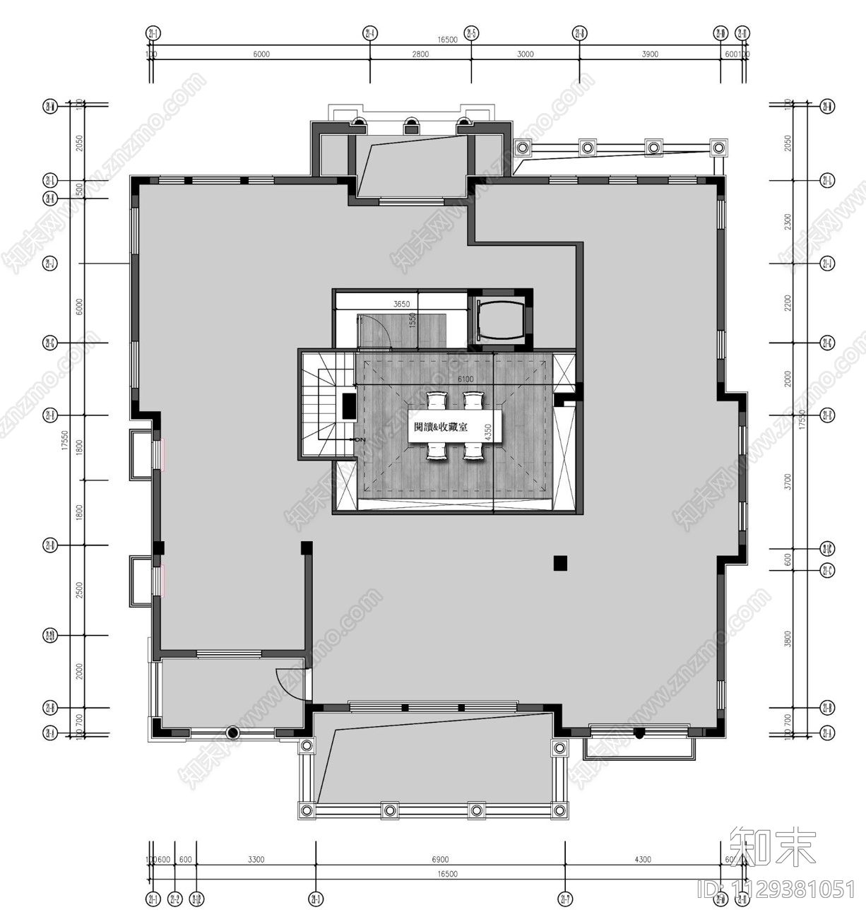 别墅效果图概念方案cad施工图下载【ID:1129381051】