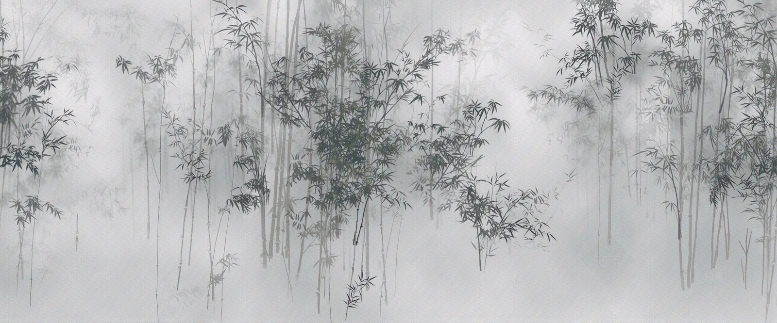 现代竹子朦胧植物墙纸贴图下载【ID:1195368985】