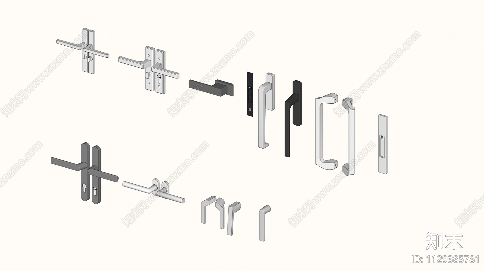 现代拉手SU模型下载【ID:1129385781】