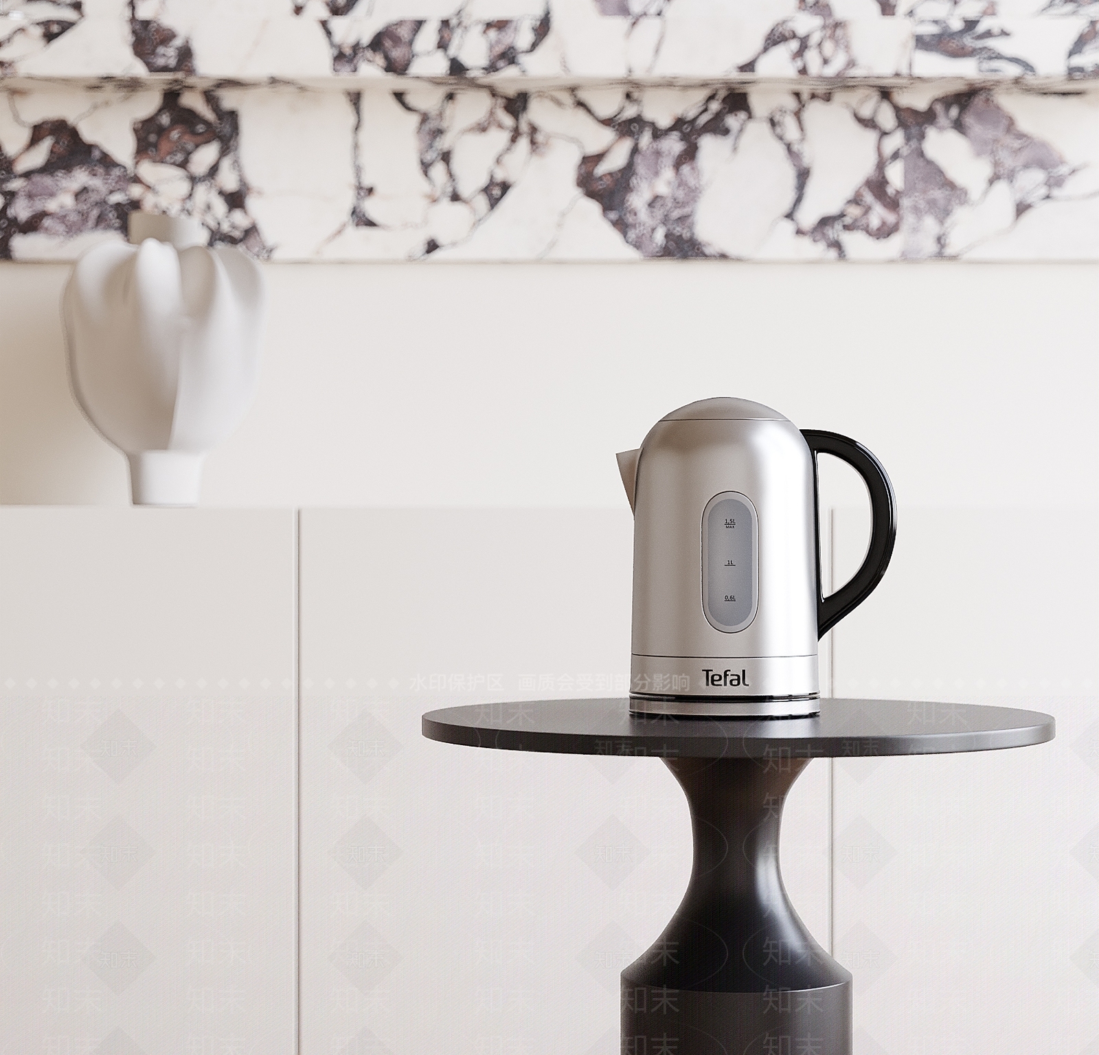 电水壶3D模型下载【ID:1129410588】